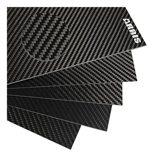 Lámina De Carbono 3k 2mm - Fibra De Carbono Twill