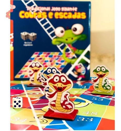 Jogo da Cobra e Escada Gigante Bate Bumbo