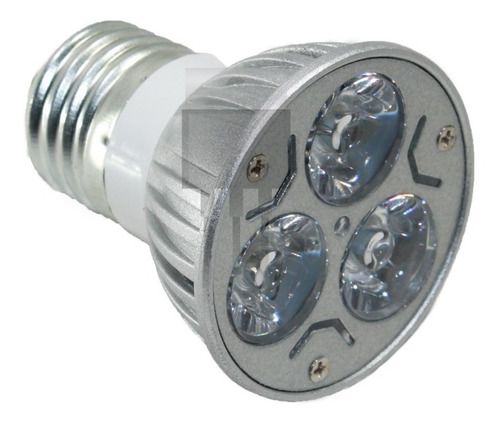 Ampolleta Led 3x1 Watt Color Blanco Cálido E27 Rosca