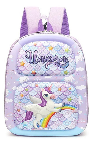 Mochila Unicornio Escolar Bolso Infantil Escuela Unisex Lion