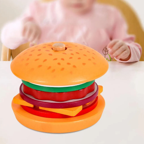 Juguetes De Simulación Para Apilar Hamburguesas