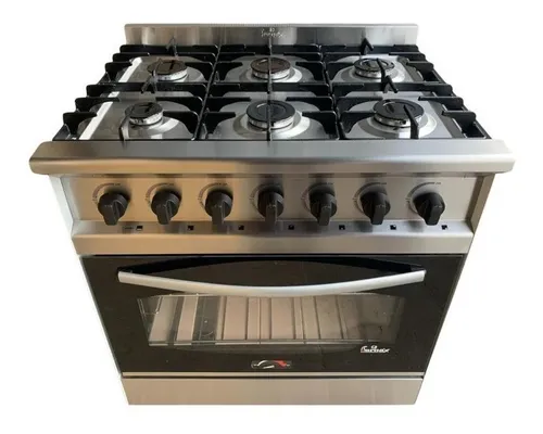 Cocina Industrial Fornax Versatil Fit 6 Hornallas 82cm Visor