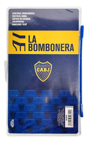 Set De Arte Boca Juniors 40 Piezas Marcadores Cresko