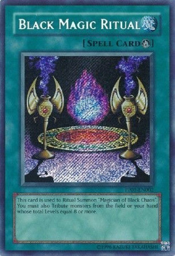 Ritual De Magia Negra Secret Raro Yugioh