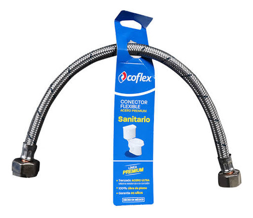 Manguera Flexible Para Sanitario Coflex As-a35 35cm Paq 10pz