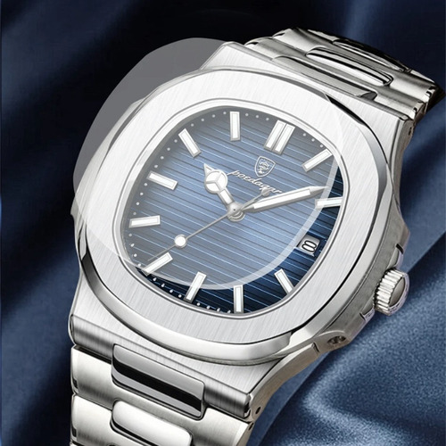 Reloj Poedagar Square Luminous Para Hombres De Negocios