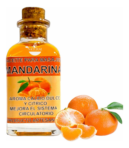 Aceite Para Masajes Mandarina Natural