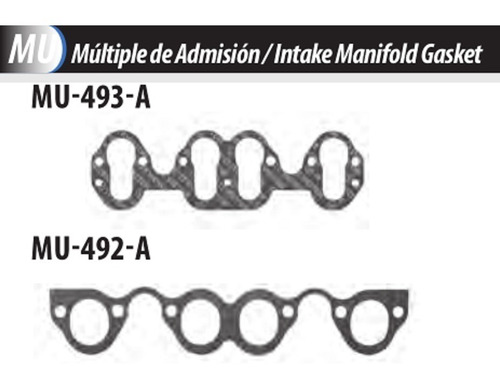 Juntas Multiple Admision Tf V Para Vw Corsar 1.8l 1984-1992