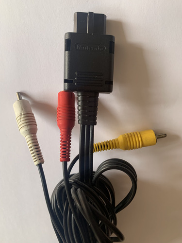 Cable Audio Y Video Nintendo Originalnes/snes/n64/gamecube (Usado)