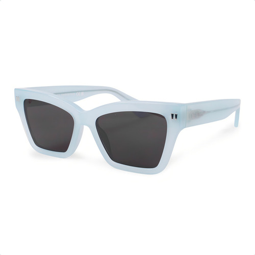 Óculos De Sol Off-white Cincinnati Armação Azul-claro Haste Azul-claro Lente Preto Desenho Ocean