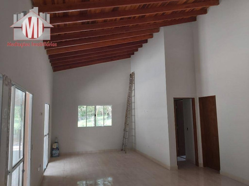 Linda Chácara Com 03 Dormitórios, Piscina, Espaço Gourmet, Campinho, À Venda, 800 M² Por R$ 380.000 - Zona Rural - Pinhalzinho/sp - Ch0803