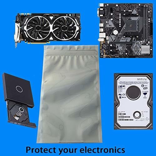 Imagen 6 de 9 de Daarcin Bolsas Antiestáticas, Bolsas Esd, 10 Unidades De 30