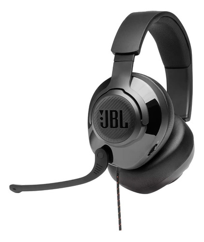 Headset Gamer Quantum 200 Microfone Boom Flip-up Jbl Cor Preto Cor da luz Preto