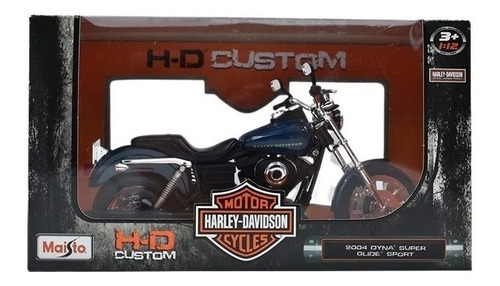 Moto Dyna Super Glide Sport Harley Davidson 1/12 Maisto