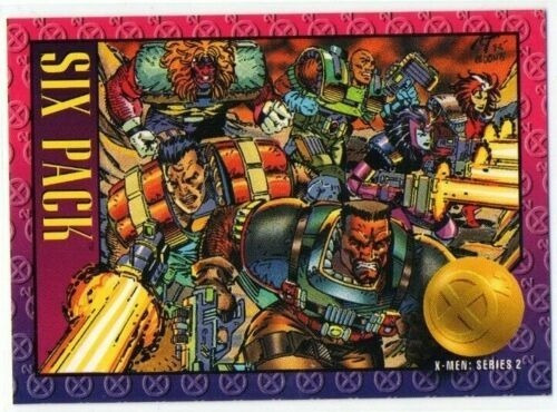 Estampa Tarjeta Marvel Xmen 1993 Series 2 Six Pack # 90