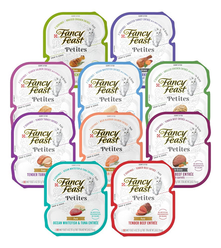 Fancy Feast Petites Alimento Humedo Gourmet Para Gatos Salsa