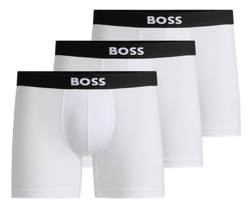 Paquete De Tres Bóxers Para Hombre Boss De Algodón Elástico