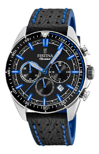 RELOJ FESTINA CLASSICS F20358/3 AZUL CORREA DE PIEL, HOMBRE