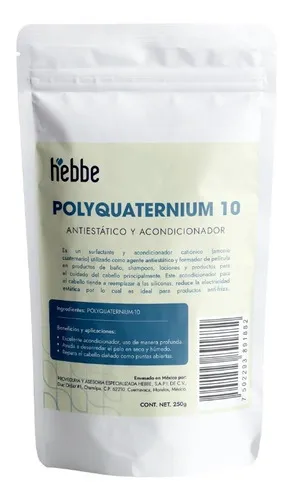 Polyquaternium 10 (polvo) Antiestático, Acondicionador 250 G Fragancia Neutra