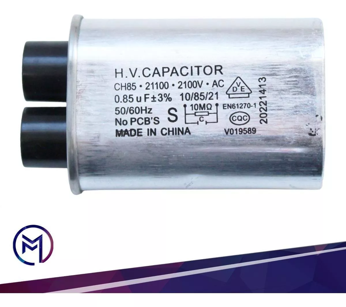 Primeira imagem para pesquisa de capacitor microondas 0 90 2100v
