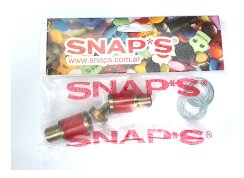 Matriz Snaps Broche Plástico 13-15 Mm Venta De Fabrica Rojo