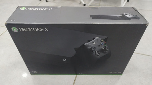 Caixa Vazia Original Microsoft Xbox One X Sem Berço E Manual