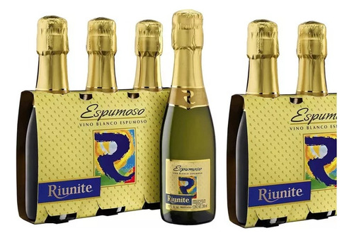 Vino Espumoso Riunite Blanco 6 Botellas Mini 200ml