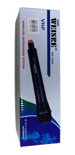 Micrófono Weisre DM-3308A dinámico negro