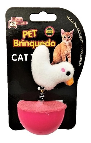 Imagem 1 de 5 de Brinquedo Oscilante Para Gato C/ Catnip Bichinho De Pelúcia 
