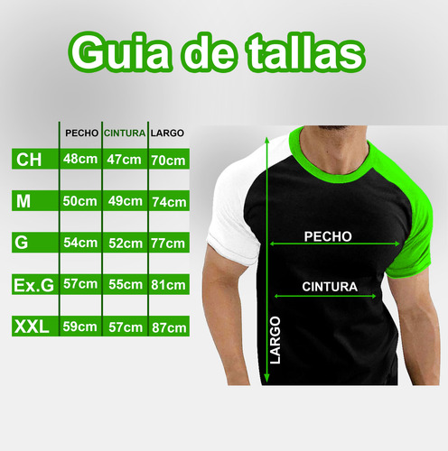 Playera Hombre Manga Corta Negra Camisetas Lycra Estampado
