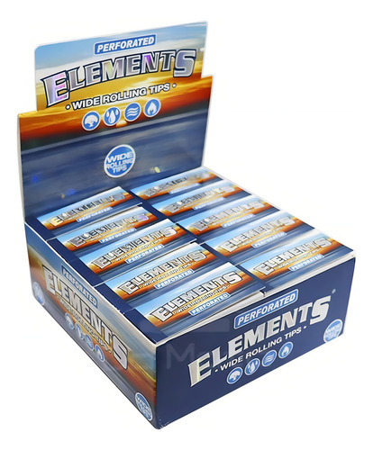 Caixa De Piteira Elements Wide - Atacado Tabacaria