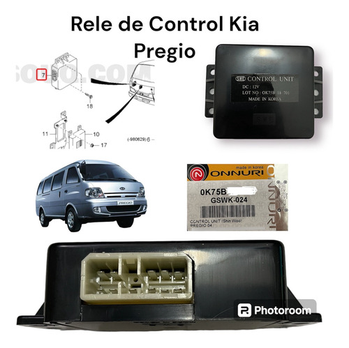 Rele De Control Kia Pregio
