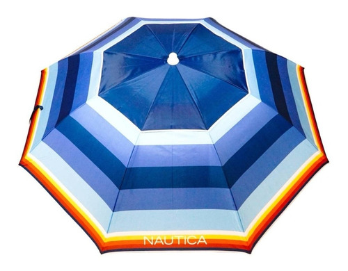 Sombrilla De Playa Náutica Navy Plegable | Envío gratis