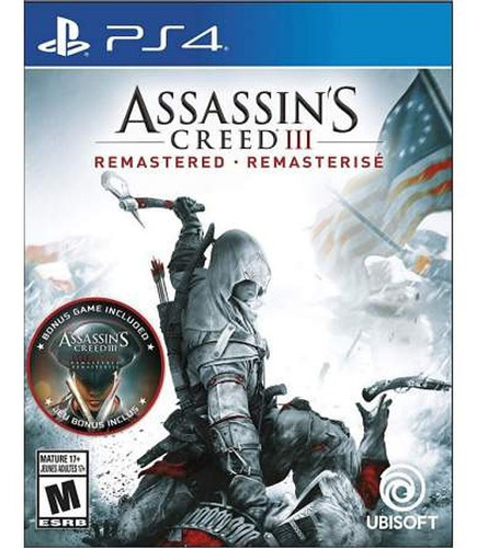 Juego Ps4 Assassin's Creed 3 Resmastered Físico