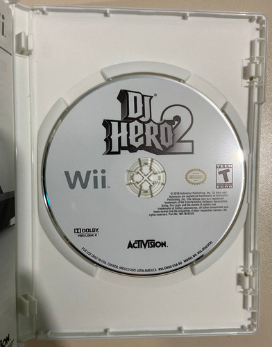 Videojuego Dj Hero 2 Wii Original Físico En Excelente Estado (Usado)