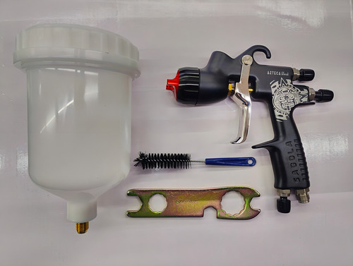 Pistola Gravedad Sagola Black Azteca 1.4mm Tech