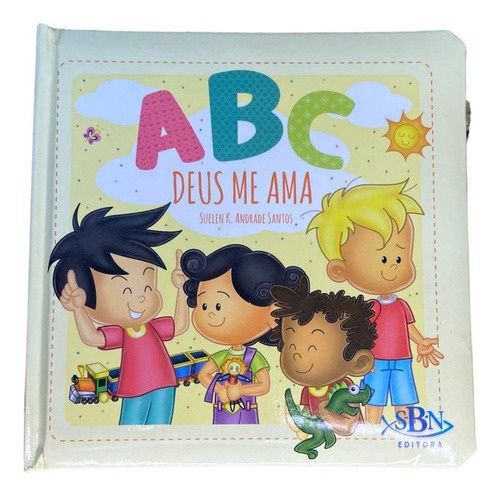 Livro Abc Deus Me Ama - Dia A Dia Com Deus - Todo Livro