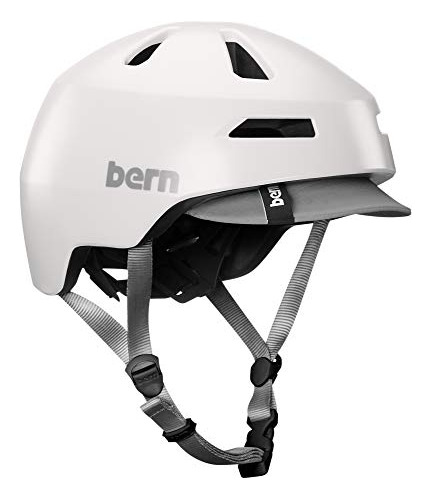 Bern Brentwood 2.0 Casco De Ciclismo, Satin White W / Visor,