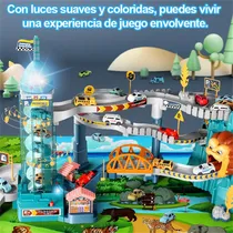 Comprar Pista De Carro Para Niños León Juguetes De Pista 8 Coche Camión Volquete De Juguete Recargable Con Control Remoto Color Amarillo Y Negro