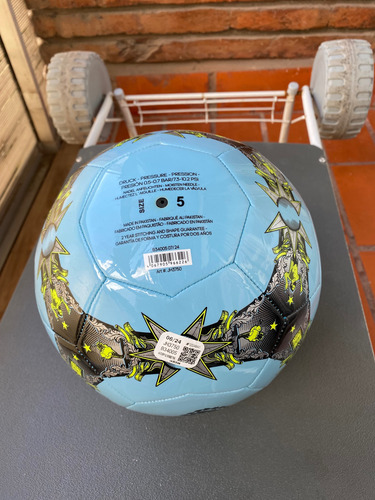 Pelota Ypf N5messi 2025 3 Estrellas Celeste