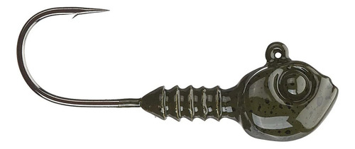 Dirty Jigs Gpygrp-1810 Cabeza Guppy, Calabaza Verde, 1/8 Onz