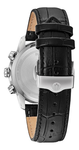 Relógio Bulova Sutton Masculino Crono 96b310 Verde Couro