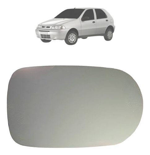Lente Espelho Retrovisor Base Palio 2001 2002 2003 Original