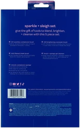 Real Techniques Kit De Esponja Y Brocha De Maquillaje Sparkl