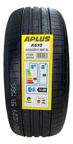 Pneu 225/50r17 Tl A610-3 Xl Aplus Aro 17 Índice De Velocidade W