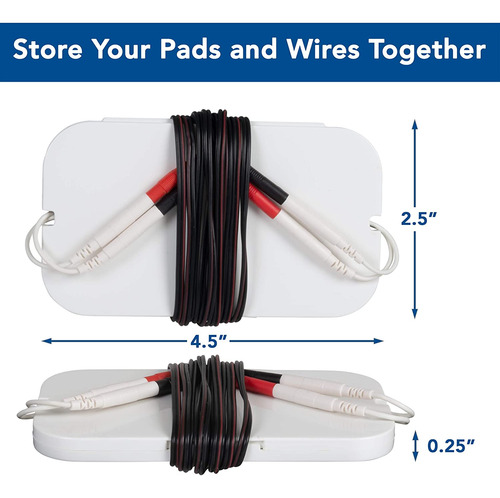 Tens 7000 Tens Unit Pad Holder, Holds (4) 2 X 2 Or (2) 2