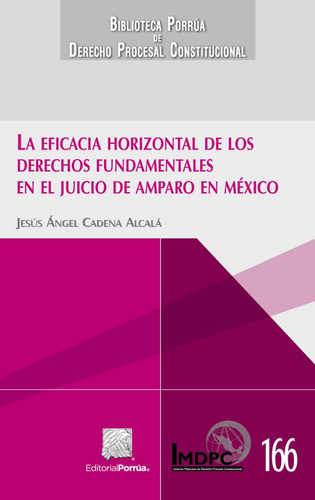 La eficacia horizontal de los derechos fundamentales en el juicio de amparo en México, de Cadena Alcalá, Jesús. Editorial Porrua, tapa blanda, edición 1ra en español, 2023