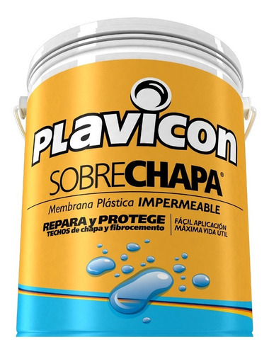 Plavicon Sobrechapa Impermeable Zinc Chapa Tinglado 20kg