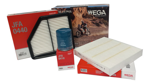 Kit Filtros Wega Honda Hr-v 1.8 2017 En Msp