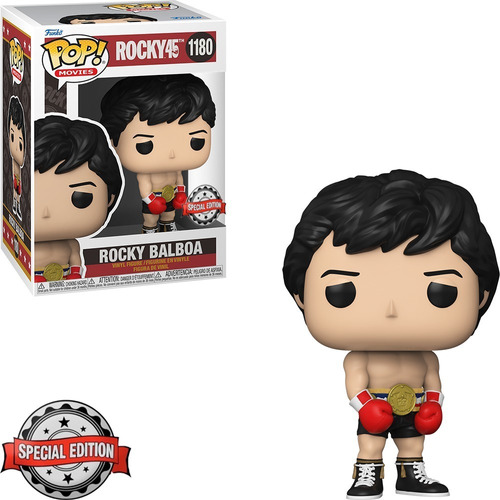 Funko Pop Rocky 45th Rocky Balboa W/gold Belt *ex* 1180 